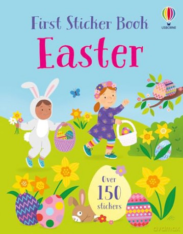 First Sticker Book Easter: A Sticker Activity Book with Eggs, Parades, and Bunnies (First Sticker Books) - Holly Bathie [KSIĄŻKA]