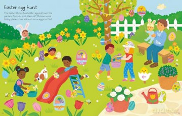 First Sticker Book Easter: A Sticker Activity Book with Eggs, Parades, and Bunnies (First Sticker Books) - Holly Bathie [KSIĄŻKA]