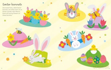 First Sticker Book Easter: A Sticker Activity Book with Eggs, Parades, and Bunnies (First Sticker Books) - Holly Bathie [KSIĄŻKA]