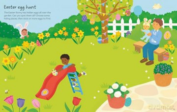 First Sticker Book Easter: A Sticker Activity Book with Eggs, Parades, and Bunnies (First Sticker Books) - Holly Bathie [KSIĄŻKA]