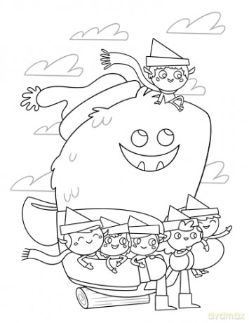 Hazy Dell Christmas!: 4 (Hazy Dell Coloring Books, 4) - Laura Borio [KSIĄŻKA]