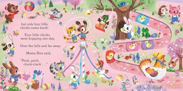 Five Little Chicks: Easter Nursery Rhyme Counting Book for Toddlers (Slide and Count, 6) - Camilla Reid [KSIĄŻKA]