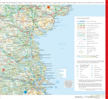 Map of Ireland Handy: Ideal for route planning (Collins Road Atlas) - Collins Maps [KSIĄŻKA]