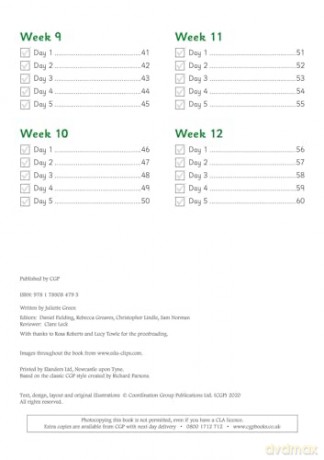 Reception Phonics Daily Practice Book: Spring Term (CGP Reception Daily Workbooks) - CGP Books [KSIĄŻKA]