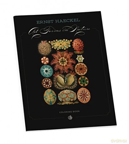 Ernst Haeckel: Art Forms in Nature Coloring Book - Pomegranate [KSIĄŻKA]