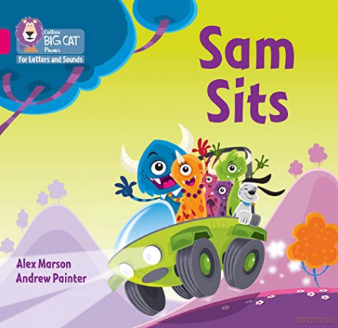 Sam Sits: Band 01A/Pink A (Collins Big Cat Phonics for Letters and Sounds) - Alex Marson [KSIĄŻKA]