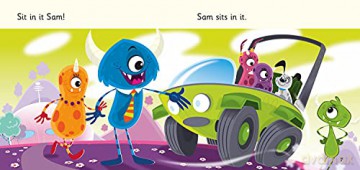 Sam Sits: Band 01A/Pink A (Collins Big Cat Phonics for Letters and Sounds) - Alex Marson [KSIĄŻKA]