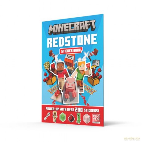 Minecraft Redstone Sticker Book: Brand new for 2026, an official sticker activity book for kids who love the movie and game - Mojang AB [KSIĄŻKA]