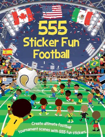 555 Sticker Fun Football - Susan Mayes [KSIĄŻKA]