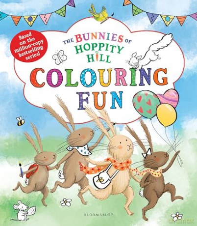 The Bunnies of Hoppity Hill: Colouring Fun: A cute and cosy colouring adventure - perfect for Easter holidays! - Martha Mumford [KSIĄŻKA]