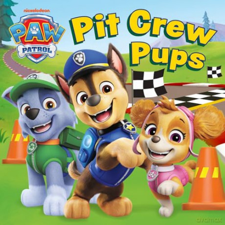 PAW Patrol Pit Crew Pups board book: a puptastic racing adventure based on the popular show, perfect for young children. NEW for 2026! - Paw Patrol [KSIĄŻKA]