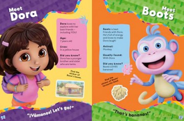 Dora Sticker Adventure Book: a fun sticker book for children age 3-5 based on the Nickelodeon TV series. With over 90 stickers! NEW for 2026. - DORA [KSIĄŻKA]