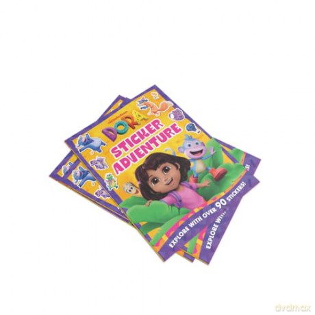 Dora Sticker Adventure Book: a fun sticker book for children age 3-5 based on the Nickelodeon TV series. With over 90 stickers! NEW for 2026. - DORA [KSIĄŻKA]