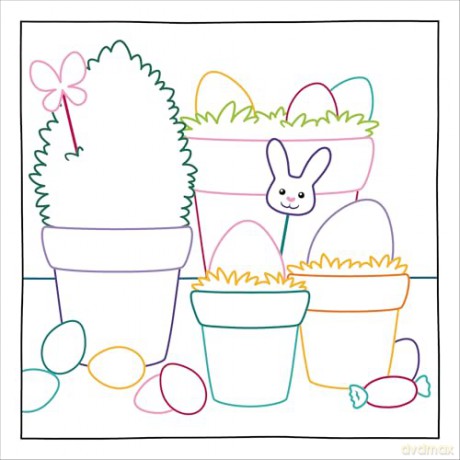 Magic Paper Coloring Book: Easter Bunny and Friends: Discover Hidden Patterns and Images! - Natascha Pitz [KSIĄŻKA]