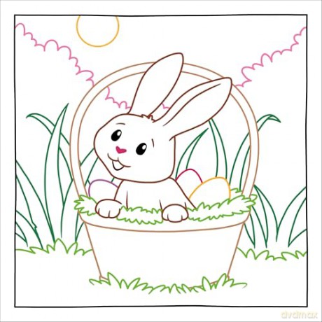 Magic Paper Coloring Book: Easter Bunny and Friends: Discover Hidden Patterns and Images! - Natascha Pitz [KSIĄŻKA]