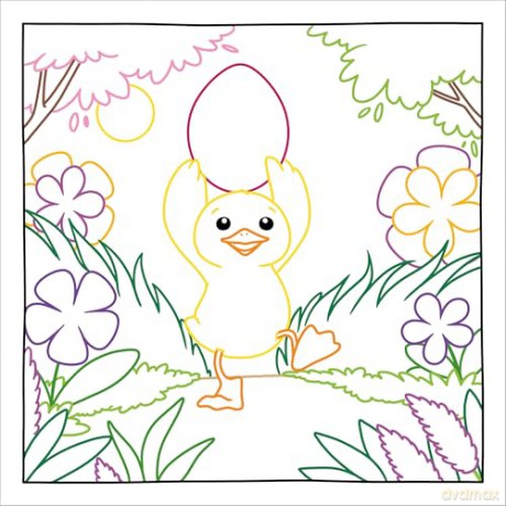 Magic Paper Coloring Book: Easter Bunny and Friends: Discover Hidden Patterns and Images! - Natascha Pitz [KSIĄŻKA]