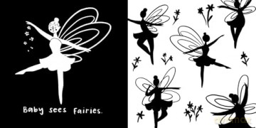 Baby Sees Fairy Tale Creatures: A High-Contrast Board Book for Babies - Janna Steagall [KSIĄŻKA]