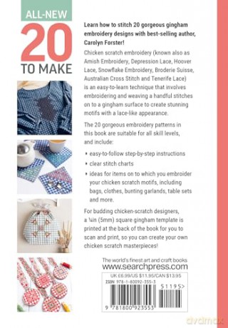 All-New Twenty To Make: Chicken Scratch Embroidery - Carolyn Forster [KSIĄŻKA]