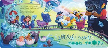The Goodnight Train Baby on Board - June Sobel [KSIĄŻKA]