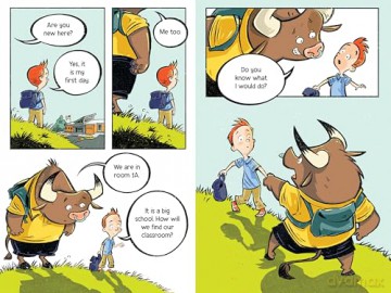Wait a Minotaur (I Like to Read Comics) - Jeffrey Ebbeler [KSIĄŻKA]