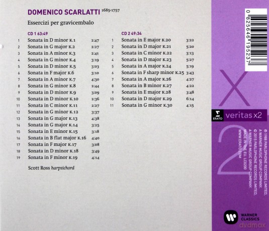 Scott Ross: Essercizi Per Gravicembalo [2CD]