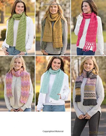 Learn-a-Stitch Knit Scarves: 6 scarves made using worsted-weight yarn! - Lena Skvagerson [KSIĄŻKA]