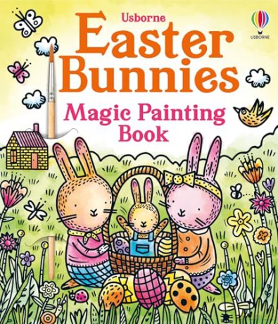 Easter Bunnies Magic Painting Book (Magic Painting Books) - Abigail Wheatley [KSIĄŻKA]