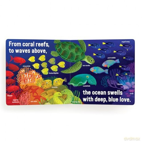 Love Under the Sea Board Book (Love In The Wild) - Mudpuppy [KSIĄŻKA]