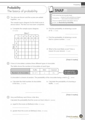 Probability Skills for Edexcel GCSE 9-1 Maths Higher Revision Guide (GCSE Topics) - Steve Doyle [KSIĄŻKA]
