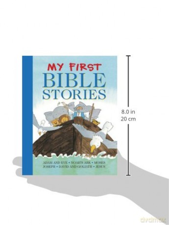 My First Bible Stories: Adam and Eve, Noah's Ark, Moses, Joseph, David and Goliath, Jesus - Jan Lewis [KSIĄŻKA]