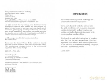 The Mammoth Book of Crosswords 2: Over 250 Pages of Puzzling Fun - Dr Gareth Moore [KSIĄŻKA]