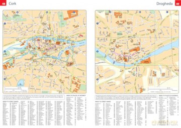 Road Atlas Ireland: Touring edition A4 Paperback (Collins Road Atlas) - Collins Maps [KSIĄŻKA]
