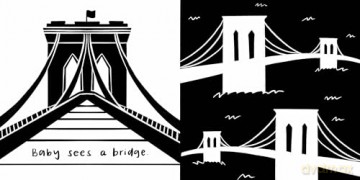 Baby Sees New York City: A High-Contrast Board Book for Babies - Janna Steagall [KSIĄŻKA]