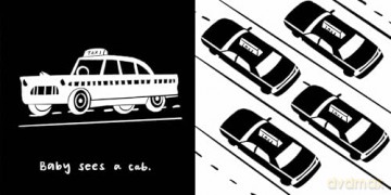 Baby Sees New York City: A High-Contrast Board Book for Babies - Janna Steagall [KSIĄŻKA]