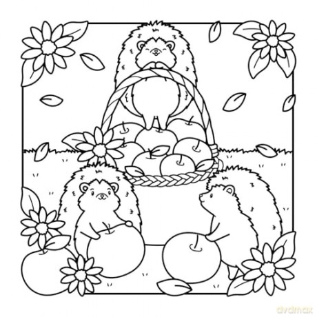 The Comfy Fall Coloring Book (Cute and Cozy) [KSIĄŻKA]