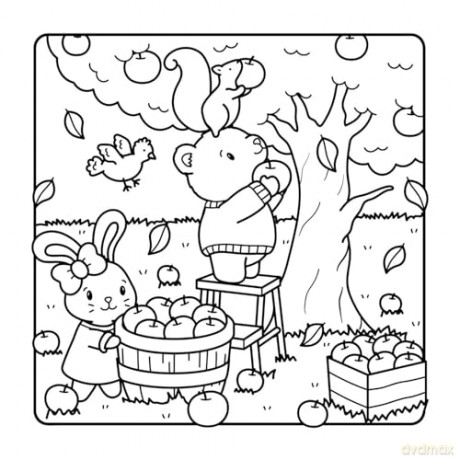 The Comfy Fall Coloring Book (Cute and Cozy) [KSIĄŻKA]