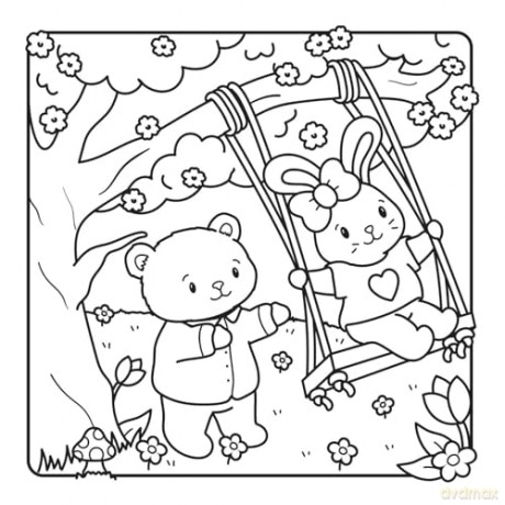The Heartwarming Love Coloring Book (Cute and Cozy) [KSIĄŻKA]