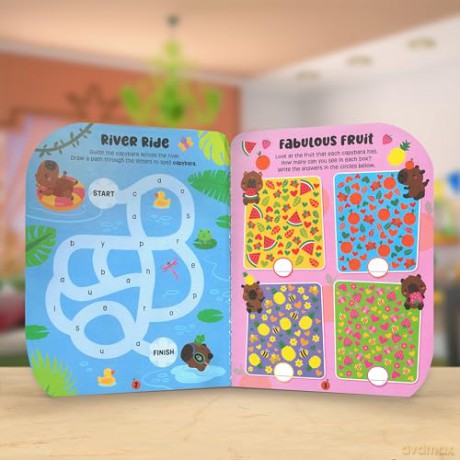 Capybara Club Activity Book - Amber Oliver [KSIĄŻKA]