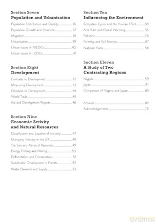 KS3 Geography Workbook with Answers: for Years 7, 8 and 9 (CGP KS3 Workbooks) - CGP Books [KSIĄŻKA]