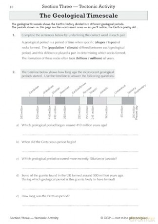 KS3 Geography Workbook with Answers: for Years 7, 8 and 9 (CGP KS3 Workbooks) - CGP Books [KSIĄŻKA]