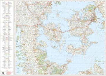 Denmark Marco Polo Map: wegenkaart 1:350.000 - Marco Polo [KSIĄŻKA]