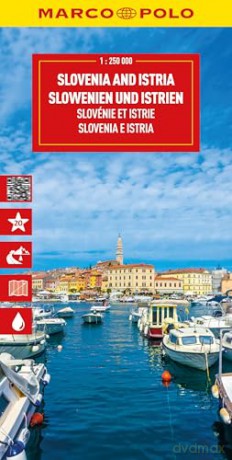Slovenia and Istria Marco Polo Map: wegenkaart 1:250.000 - Marco Polo [KSIĄŻKA]