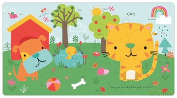 Puzzle Pals: First Words - Rebecca Weerasekera [KSIĄŻKA]