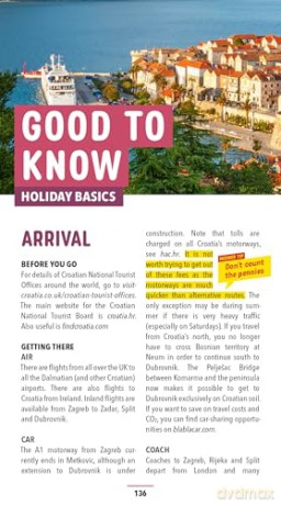 Marco Polo Croatia Coast Pocket Travel Guide | Pull-out Map | Local Knowledge | Covers: Dubrovnik, Split, Hvar and more - Marco Polo [KSIĄŻKA]
