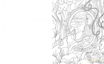 Magic Mirrors Colouring Book: 40 Enchanting Images (Arcturus Creative Colouring) - Alex Oxton [KSIĄŻKA]
