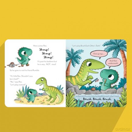 Not Sleepy: A dinosaur's guide to happy bedtimes - Mama Makes Books [KSIĄŻKA]