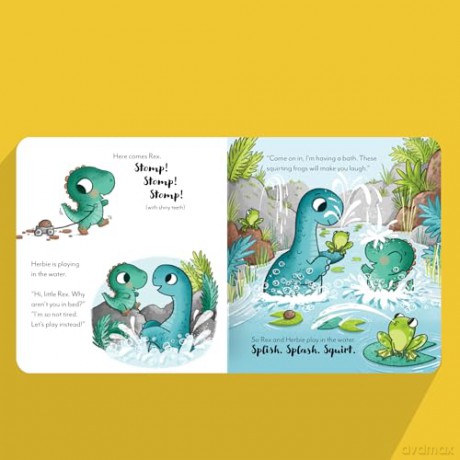 Not Sleepy: A dinosaur's guide to happy bedtimes - Mama Makes Books [KSIĄŻKA]