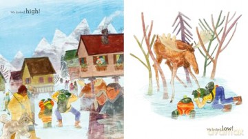 The Hunt for the Fog Town Moose: A funny new illustrated picture book story for children about a missing moose by a debut author-illustrator! - Stefania Aldana Trujillo [KSIĄŻKA]