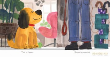 Henry the Artistic Dog - Justin Worsley [KSIĄŻKA]