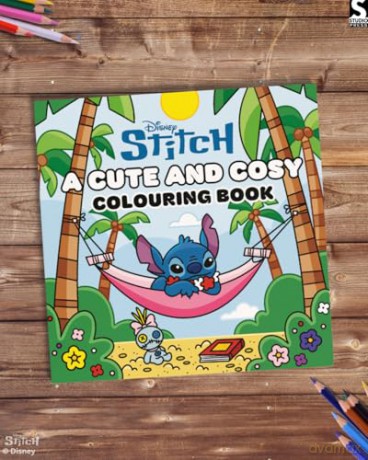 Disney Stitch: A Cute and Cosy Colouring Book - Walt Disney [KSIĄŻKA]